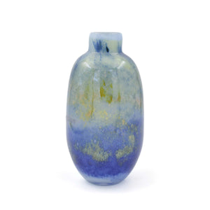 VASE EN VERRE BLEU