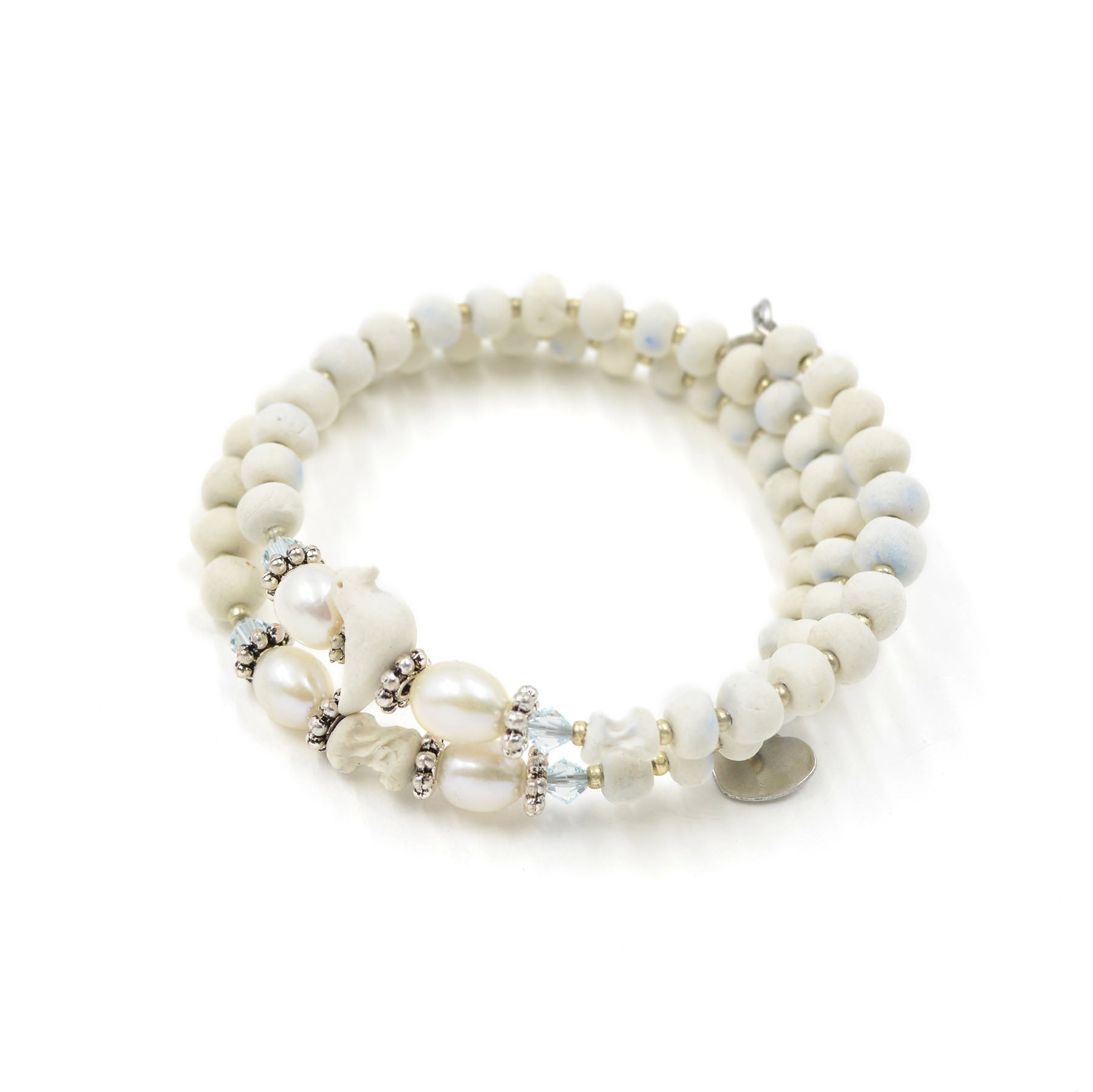 BRACELET EN PORCELAINE BLANC