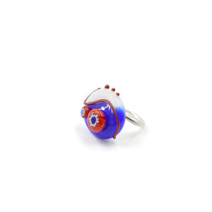 BAGUE EN VERRE FUSIONNÉ