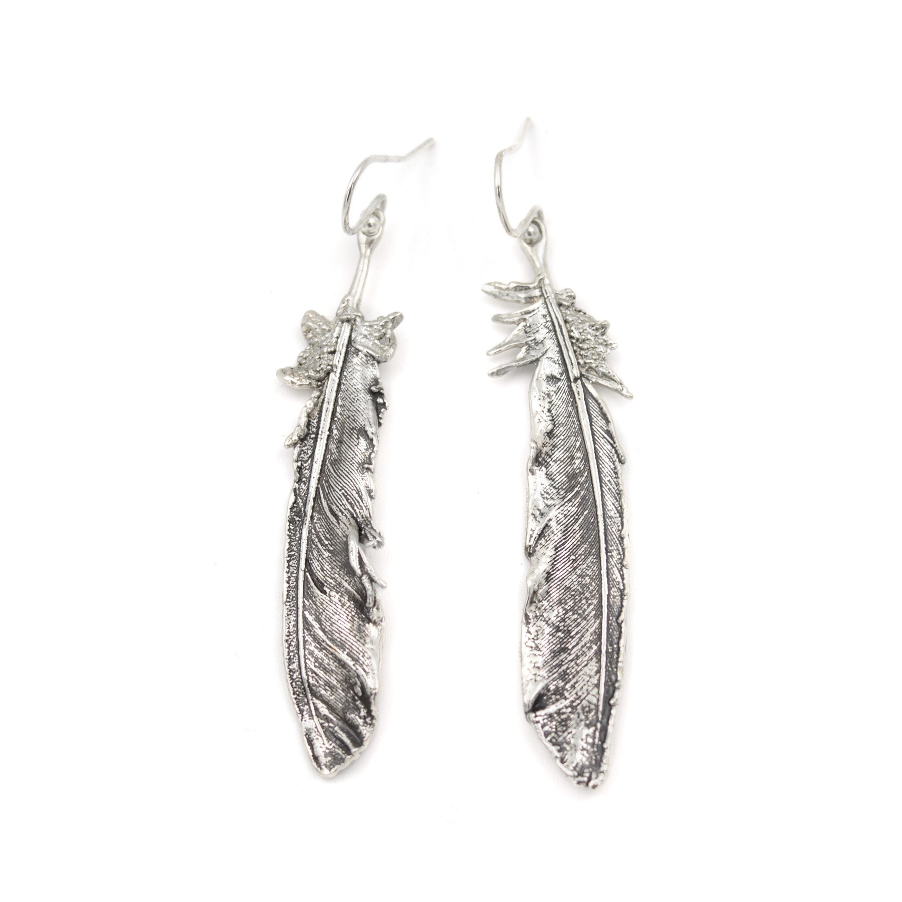 BOUCLES D'OREILLES PLUMES