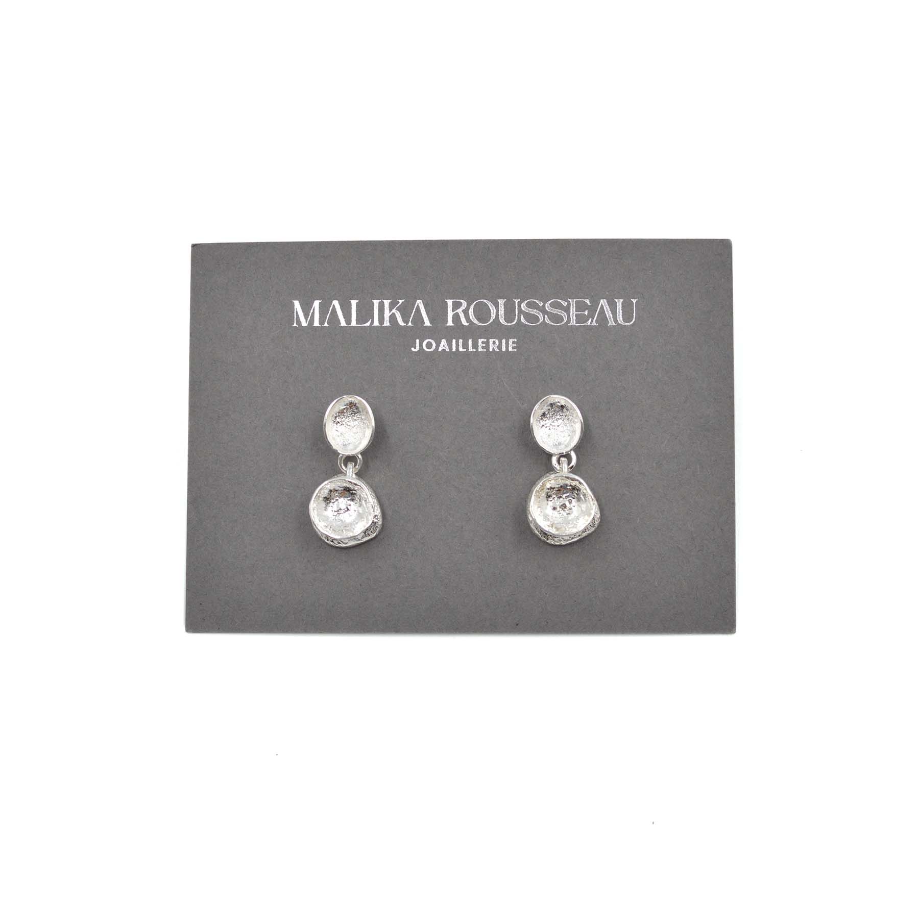 BOUCLES D'OREILLES EN ARGENT