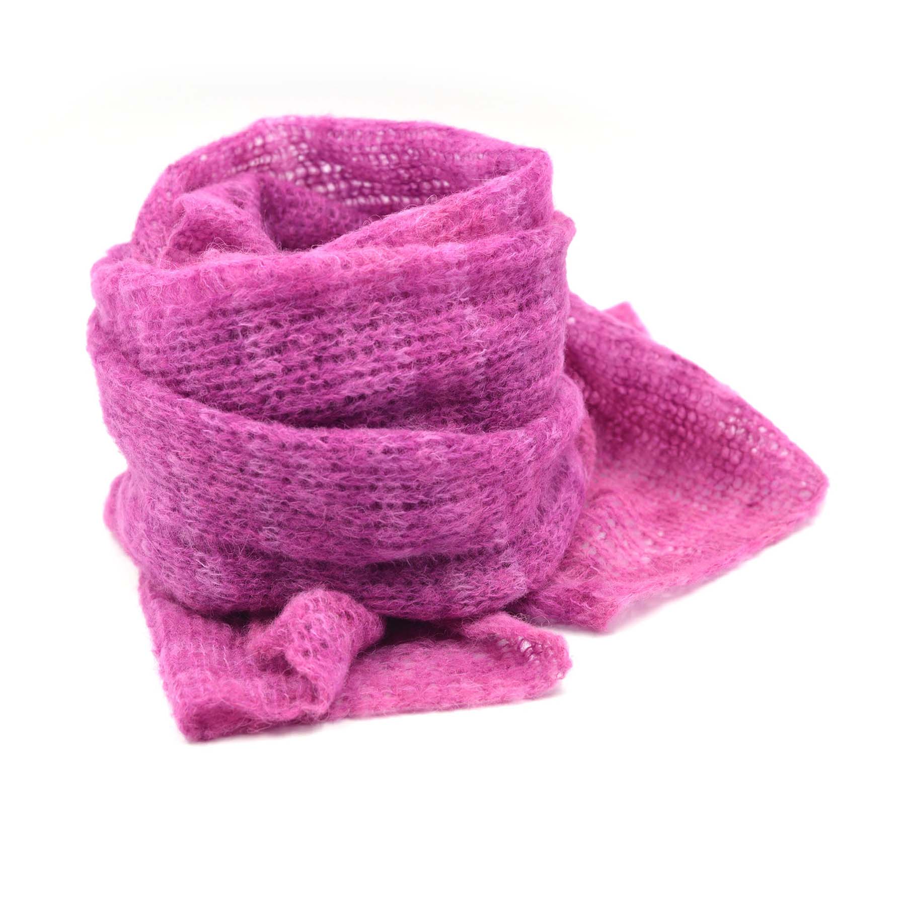 FOULARD LIGNÉ ROSE