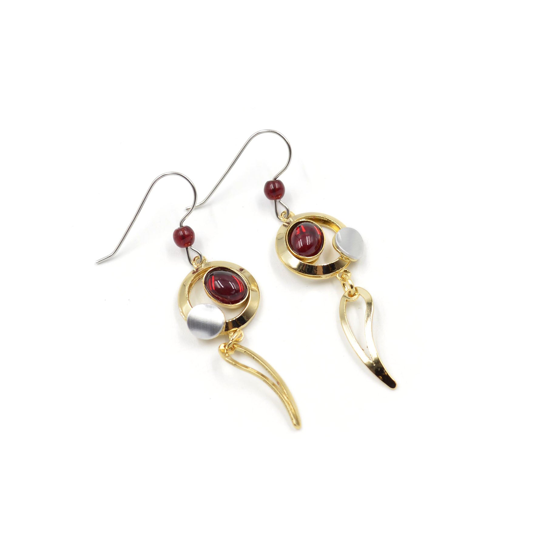 BOUCLES D'OREILLES EN LAITON